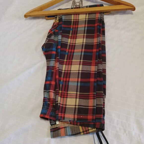 Stretchy checkered leggins Small - Picture 1 of 6